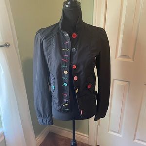 Moschino Multi-color Button Jacket.